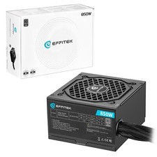 PC Netzteil 850Watt ATX 3.1 für PCIe 5.1 GPU Gamer Computer 80 Plus Silber