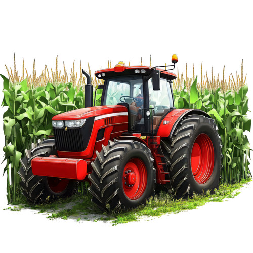 Wandtattoo aufkleber traktor - aufkleber,