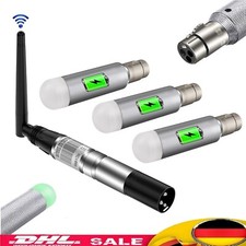 1 Sender + 3 Empfänger Kabellos DMX512 Funkempfänger steuern  Bühnenlichteffekt
