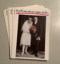 10 Postkarten, Hochzeit