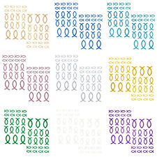 Fisch Sticker Glitzer Effekt -