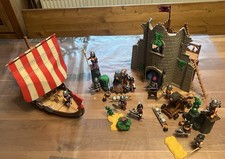 Playmobil Wikinger Set Festung mit Wikingerschiff mit 13 Figuren 