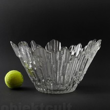Tauno Wirkkala Humppila ∅32cm große Glasschale XL Revontulet Nordlichter Eisglas