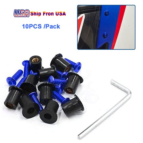 10pc windshield screws bolts - 10pc,