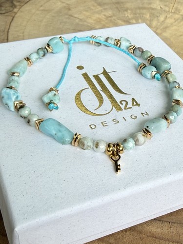 Larimar armband herz - armband,