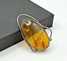 925er Silber Vintage-Brosche