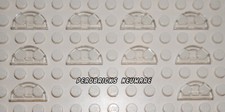 Lego 10 x Fliese / Fliesen 2x2 halbkreis transparent klar #1748 NEUWARE