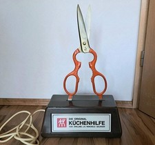 W# elektr. Schaufenster Schere  Zwilling Küchenhilfe 38 cm retro  Werbung Reklam