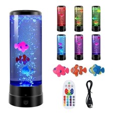 LED Fish Lava Lampe Nachtlicht