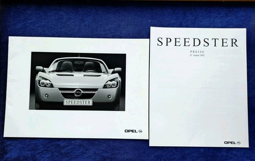 Opel speedster prospekt 2000 - opel,
