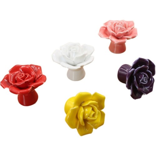 Handgefertigter keramik rose - handgefertigter,