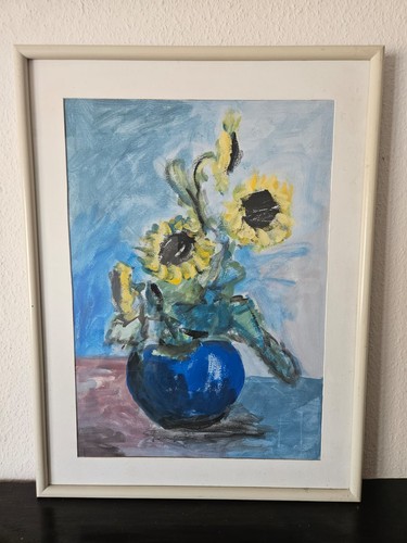 Originalgemälde sonnenblumen - originalgemälde,