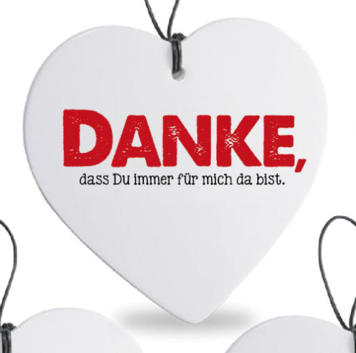 Herz aus keramik mit spruch - herz,