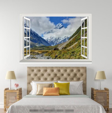 3D Berge Wiese 5575 Offen