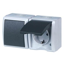 Feuchtraum Aufputz Steckdosen