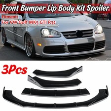 Frontspoiler Lippe Frontlippe Stoßstange Schwarz Glanz Für ​VW Golf MK5 GIT R32
