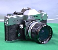 Petri FT II 35 mm Analog  Kamera mit 2 X Objektiv in Koffer (970)