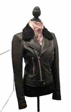 Balenciaga Nicolas Ghesquière Leather Moto Jacket Biker Lederjacke Persianer