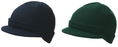 Strickmütze schildmütze blau - schildmÜtze,