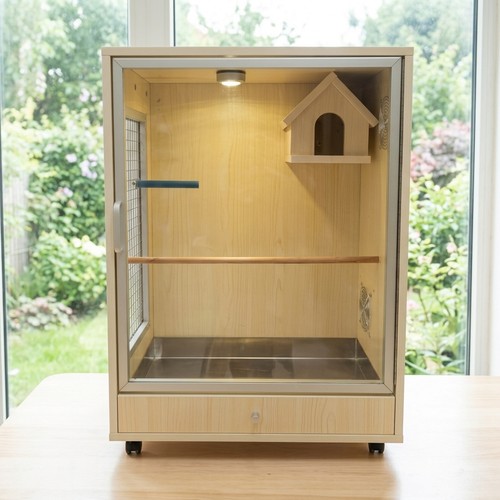 Großes vogelgehege aus - vogelgehege, holz