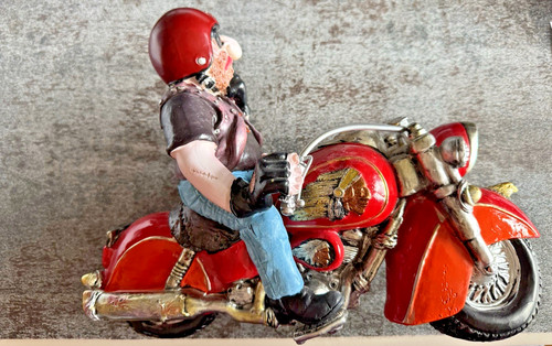 Harley davidson biker figur - davidson,