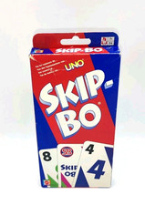 Mattel Skip-Bo Kartenspiel 2003 Blau-Rot