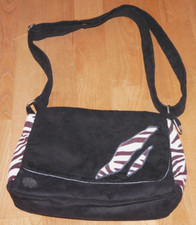 NICI Zebra Umhänge-Tasche Täschchen Mädchen schwarz weiß ca 28cmx21cm