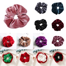 5PC Damen Samt Haargummi Haarband Zubehör Pferdeschwanz Halter Weihnachte  |