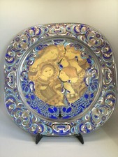 1981 Rosenthal Weihnachtsteller Björn Wiinblad *Anbetung der Hirten* in OVP