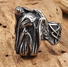 Odin Ring mit Raben aus
