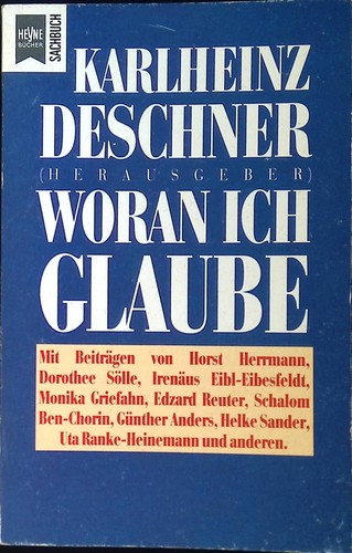 Woran ich glaube