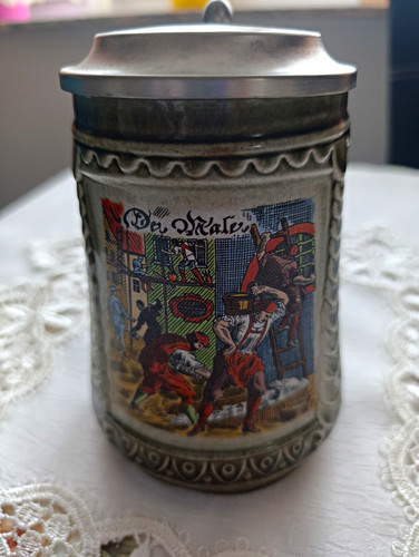 Bierkrug keramik mit - bierkrug,