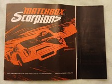 Matchbox Superfast Scorpions Rennbahn Katalog mit Zubehör Super Track RaR