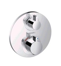 Hansgrohe Thermostat Unterputz Ecostat S Fertigset 2 Verbraucher chrom 15758000