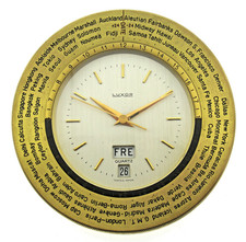 LUXOR Weltzeituhr/ Tischuhr