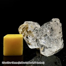 Seltener Herkimer Diamant Quarz mit natürlichen Doppelabschlüssen aus Belutschistan