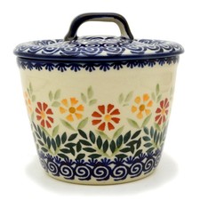 Schmalztopf mit Deckel in Dekor Adelhei - 2.Wahl