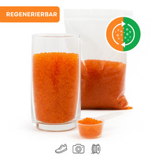 1 kg Silica Gel Trockenmittel Orange Indikator grün regenerierbar Entfeuchter