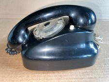 198) Altes schwarzen Telefon