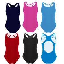 DE Badeanzug Mädchen Kinder Schwimmanzug Sport Einteiliger Bademode Schwimmanzug