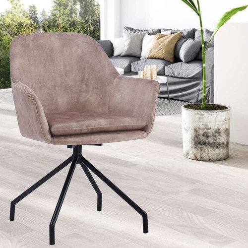 Drehbarer stuhl judika - stuhl, creme