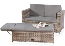 Polyrattan Gartenmöbel Lounge Set Sitzgruppe Gartenset Couch Rattan Sitzgarnitur