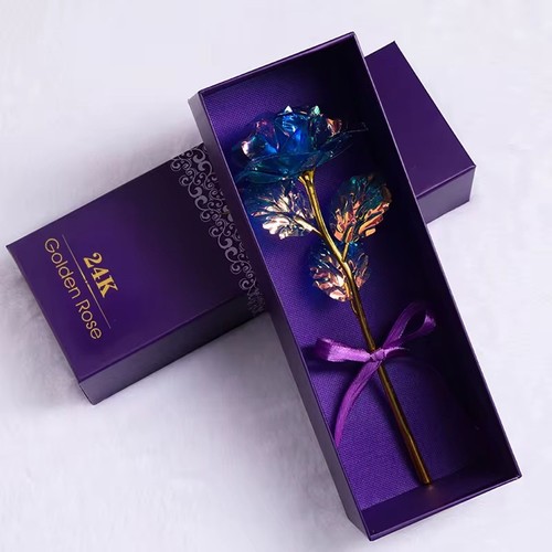 24k gold rose geschenkbox - 24k,
