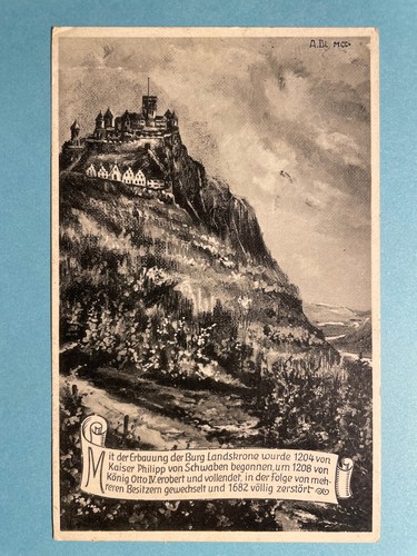 Alte von burg landskrone - ak,