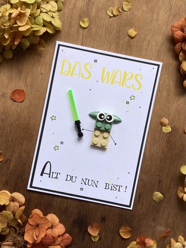 Glückwunschkarte lego karte - glückwunschkarte,