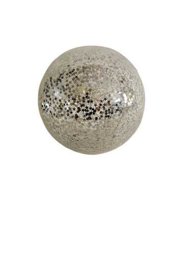 Led glas kugel mit sterne - glas,