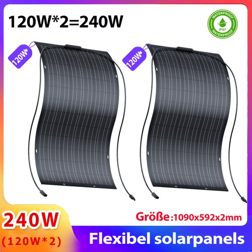 240w flexibel solarmodul - 240w,