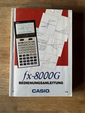Casio fx-8000G Handbuch Bedienungsanleitung