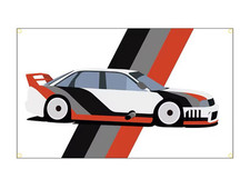 Audi 90 Quattro Flag Flagge Fahne Banner Motorsport 85 x 60 cm