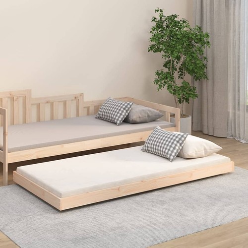 Massivholzbett mit rollen - massivholzbett,